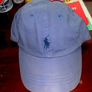 Polo hat with leather strap